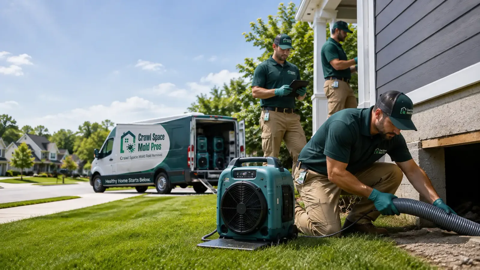 Crawl Space Mold Removal in Bath, PA
